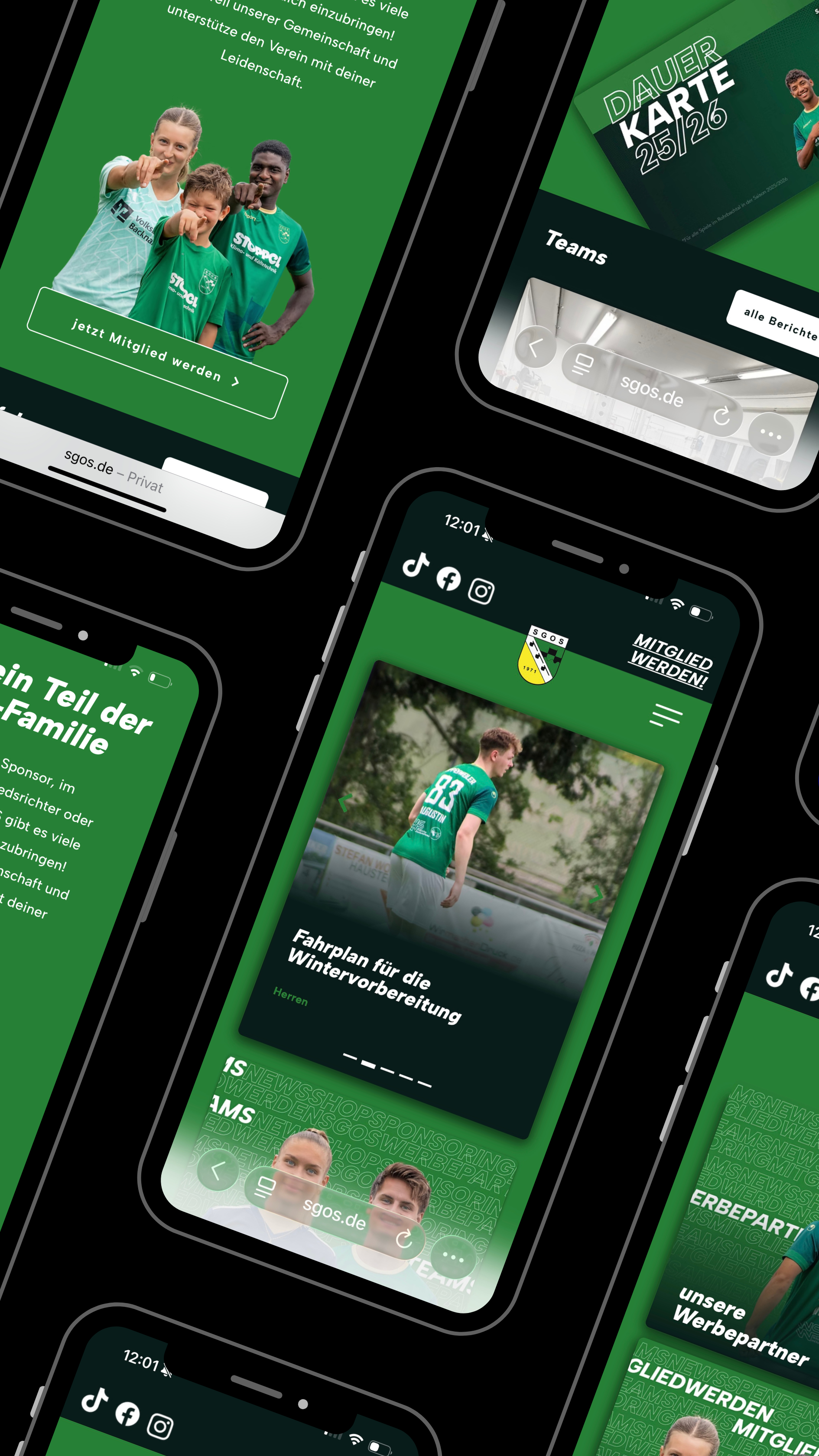 SGOS Website Mockup